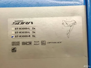 SHIMANO Манетка шоссейная sora ST-R3000-R 9S